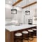 Z-Lite Cape Harbor Pendant, 1-Light, 13 In.W x 9 In.H, Matte Black/Water hammered 7503P13-MB - alternate 3